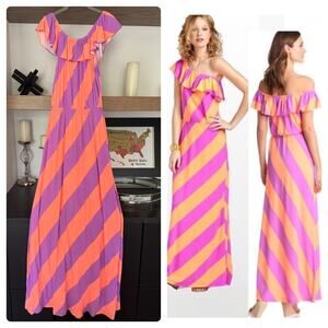 Lilly Pulitzer Marley Maxi Dress in Sunrise Oran Always a Party Stripe